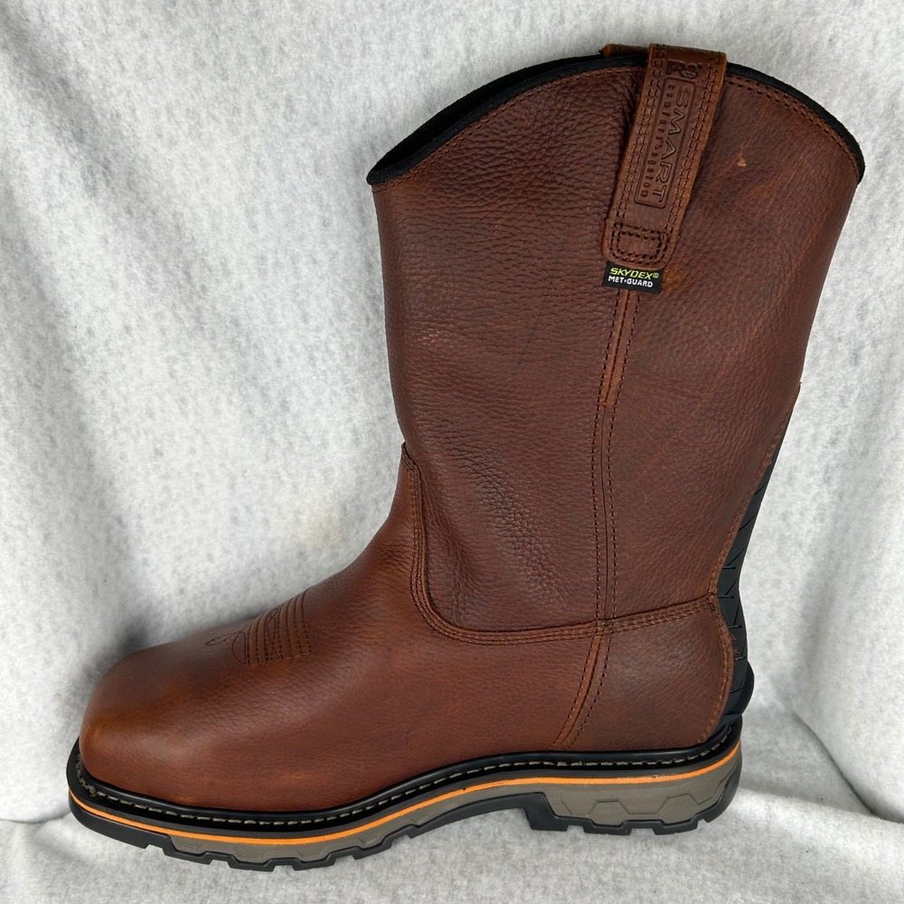 Timberland PRO True Grit Work Boots Mens 11 Brown Waterproof Met Guard Composite - Picture 9 of 9